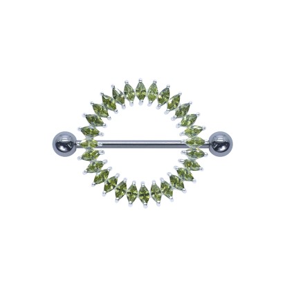 Beautiful Nipple Piercing PN-500-OV